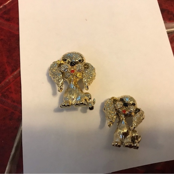 Vintage Poodle Dog Scatter Pins - Picture 3 of 5